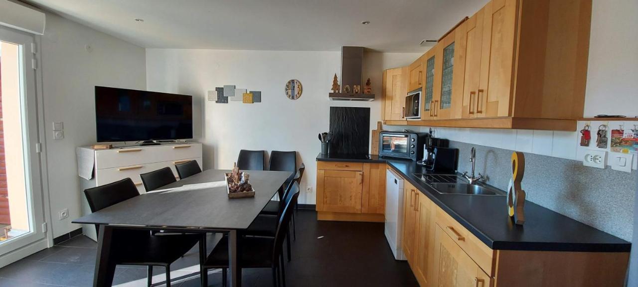 Résidence Campredon - 6 à 8 pers - Linge Inclus - Terrasse 25m2 plein sud - Jardin - Internet - Parking - Navette pied du logement Font-Romeu-Odeillo-Via Esterno foto